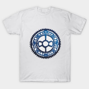 High Precision Blue Bicycle Cassette Gear No. 478 T-Shirt